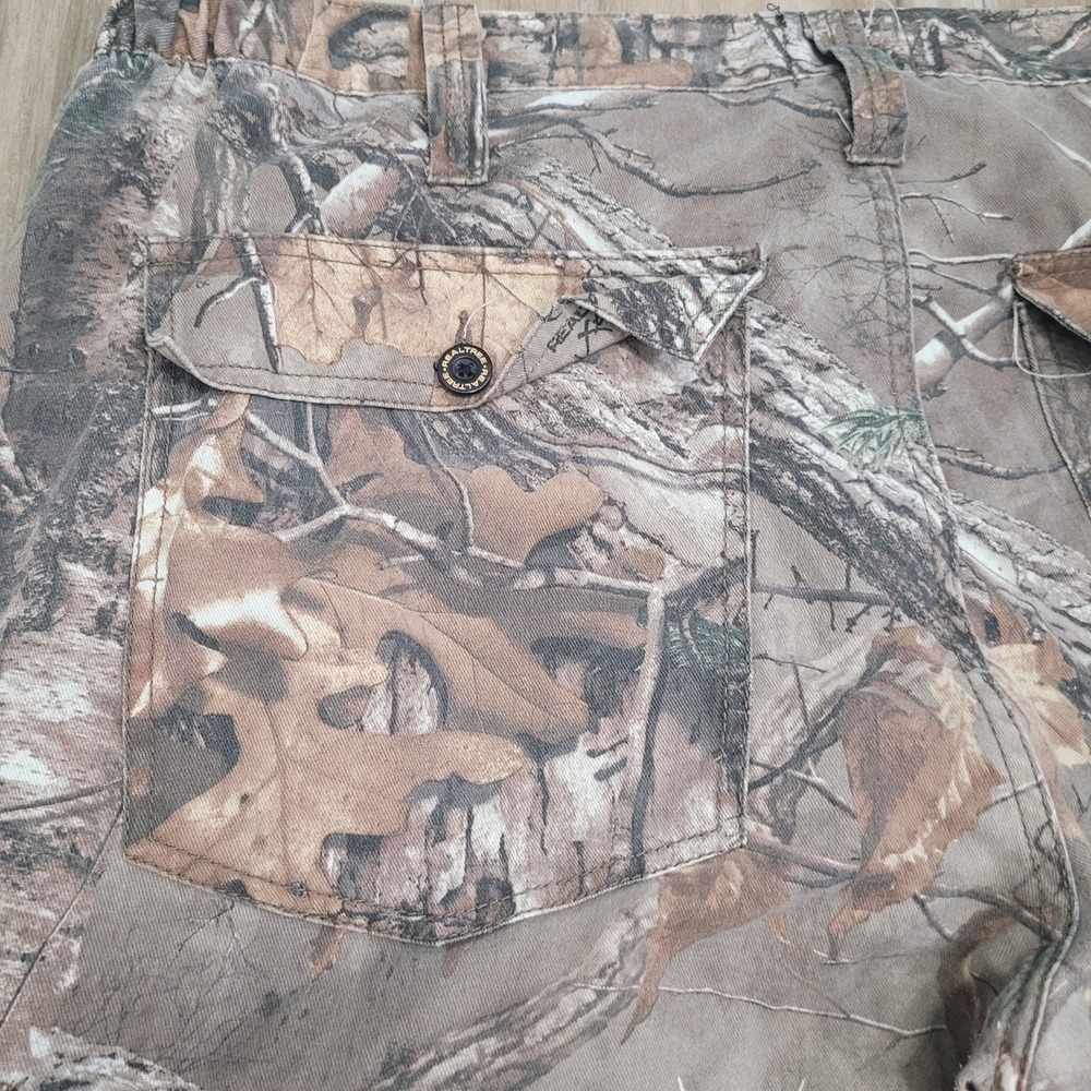 Realtree Xtra Camo Cargo Pants Mens XL 40/42 Hunting Tactical Forest 95444-7-C1 - Picture 13 of 15
